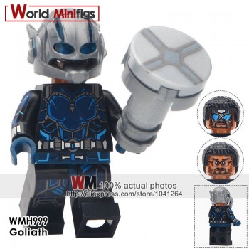 Single Sale Super Heroes Avengers 4 Endgame Captain Marvel Carol Danvers Ronan Accuser Spider-Ham Building Blocks Kids Gifts