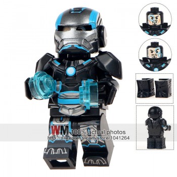 Single Sale Super Heroes Avengers 4 Endgame Captain Marvel Carol Danvers Ronan Accuser Spider-Ham Building Blocks Kids Gifts