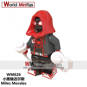 Single Sale Super Heroes Avengers 4 Endgame Captain Marvel Carol Danvers Ronan Accuser Spider-Ham Building Blocks Kids Gifts