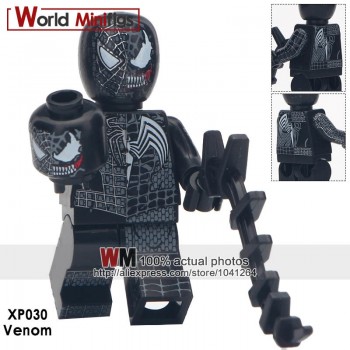Single Sale Super Heroes Avengers 4 Endgame Captain Marvel Carol Danvers Ronan Accuser Spider-Ham Building Blocks Kids Gifts