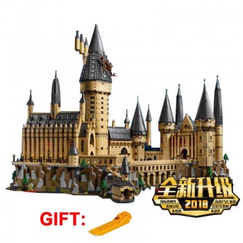 2019 Legoinglys Harry Potter Movie Hogwarts 75954 75952 75953 Great Hall Castle Model Building Blocks 11007 Educational Toys