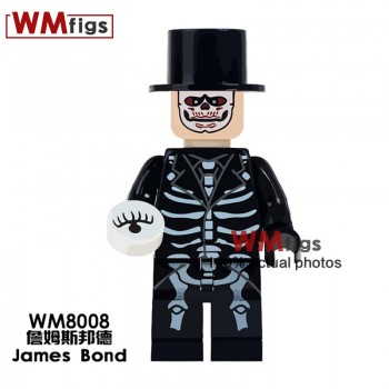 Single Coco Anime Legoingly Movie Figures Miguel Skeleton with Guitar Skull Ghost Model Building Blocks Toys for Children Gifts