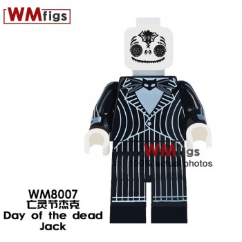 Single Coco Anime Legoingly Movie Figures Miguel Skeleton with Guitar Skull Ghost Model Building Blocks Toys for Children Gifts