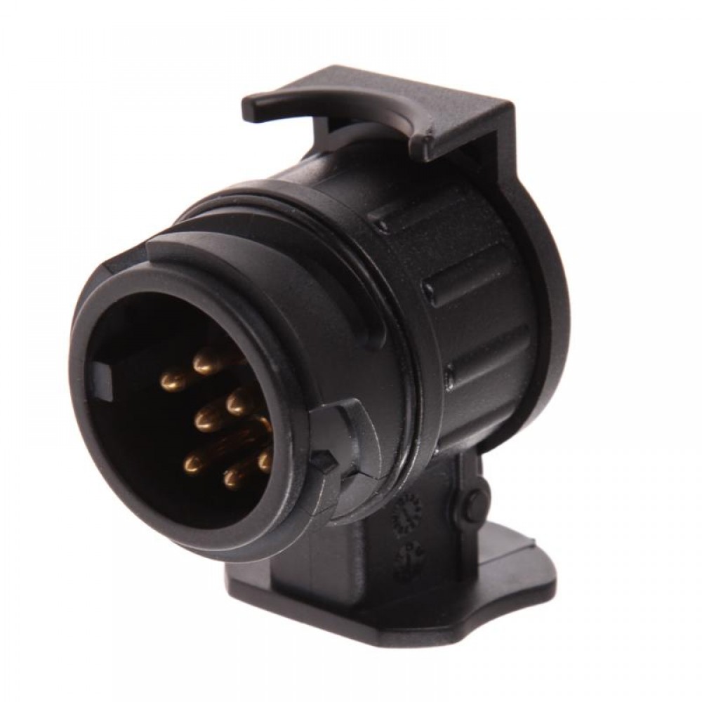 100% New High Quality 13P to 7P Trailer Connector Adapter Plug For European Standard Trailers Commercial Vehicles Semi-Trailer