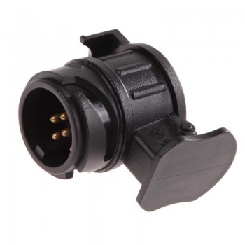 100% New High Quality 13P to 7P Trailer Connector Adapter Plug For European Standard Trailers Commercial Vehicles Semi-Trailer