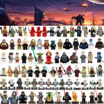 Legoing Star Wars Darth Vader Luke Anakin Leia Han Solo Yoda Ewok Padme Amidala Star Wars Figures Blocks Toys Legoings Starwars