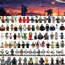Legoing Star Wars Darth Vader Luke Anakin Leia Han Solo Yoda Ewok Padme Amidala Star Wars Figures Blocks Toys Legoings Starwars