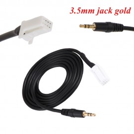 Biurlink 1.5M 3.5MM AUX Input Audio Cable Male Adapter For Suzuki Vitara SX4 Grand 8Pin Rear Port