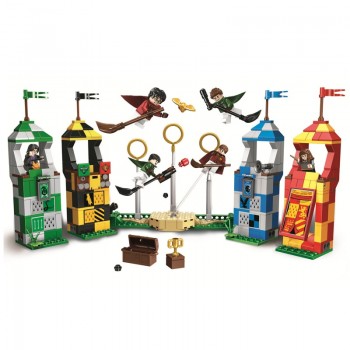 Harri Hogwarts Potter Great Hall Express Castle Building Blocks Bricks DIY Toys for children Gifts Compatible legoINGly 75954