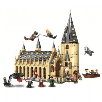 Harri Hogwarts Potter Great Hall Express Castle Building Blocks Bricks DIY Toys for children Gifts Compatible legoINGly 75954