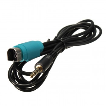 Newest For Alpine AUX 3.5mm Jack Input Converster Cable Adaptor KCE-236B For MP3