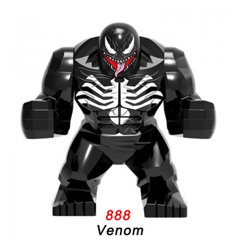 Anime Super Hero Building Block Character Action Venom Black Dwarf Hulk Figures Legoingly Toys For Children Kids Gift Brinquedos