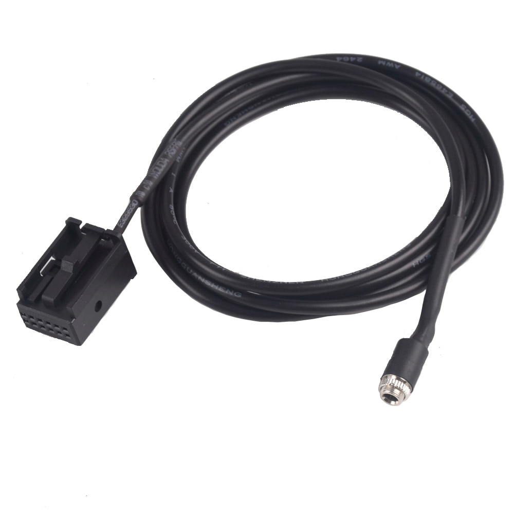 CD 6000 AUX Audio Input Adapter Connection Cable For Ford Focus Mondeo Transit Fusion 3.5mm Female Jack Plug