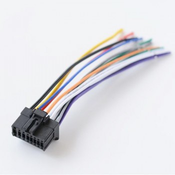 Biurlink Car Factory Stereo Harness Wire 16Pin Port to MINI ISO 8Pin Plug Wiring Cable for Pioneer 2003-UP