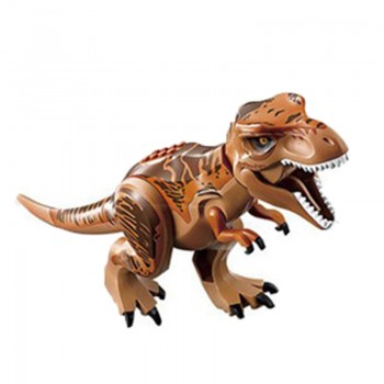 16 pcs Dinos Toy Buildable Legoings Dinosaur Building Blocks Figures with Movable Jaws Including T Rex Triceratops Velociraptor