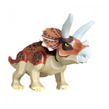 16 pcs Dinos Toy Buildable Legoings Dinosaur Building Blocks Figures with Movable Jaws Including T Rex Triceratops Velociraptor