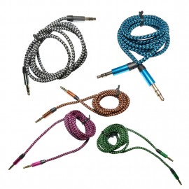 Aux Stereo 3.5MM 1 M Car Male to M AUX AUXILIARY Sound Stereo Audio Data Cable MP3