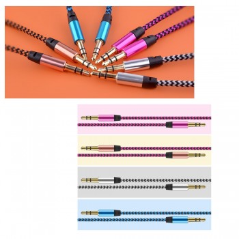 Aux Stereo 3.5MM 1 M Car Male to M AUX AUXILIARY Sound Stereo Audio Data Cable MP3