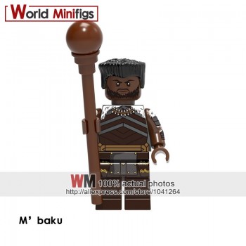 Single Marvel Legoings Building Blocks Black Panther Eric Killmonger Shuri Okoye Bricks Toys for Children Christmas Gifts