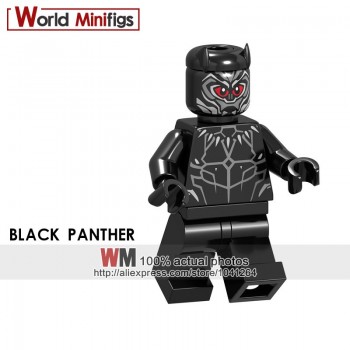 Single Marvel Legoings Building Blocks Black Panther Eric Killmonger Shuri Okoye Bricks Toys for Children Christmas Gifts