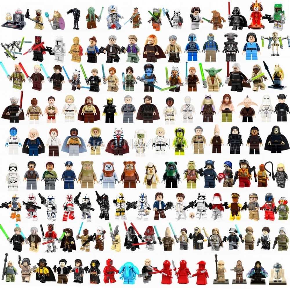 Legoing Star Wars Master Yoda Han Solo Darth Vader Padme Luke Skywalker Rey Leia Compatible Legoings Starwars Figure Toy For Kid