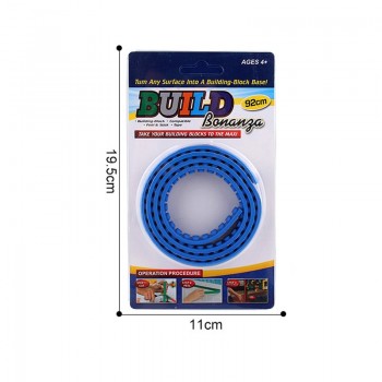 1.6x92cm dots base plate Plastic Baseplate Nimuno Loops for Figures DIY Base Plate Building Blocks Good Toy For Children legoing