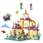 City Friend princess Ariels Undersea Palace with Mermaid Ariel and Alana Building Blocks Compatible with  legoingly