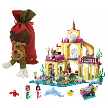City Friend princess Ariels Undersea Palace with Mermaid Ariel and Alana Building Blocks Compatible with  legoingly