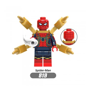 Super Heroes Marvel Figures Captain American Ant-Man Spiderman Iron Man LEGOINGLYS Building Blocks Mini Bricks Children ToysYF30
