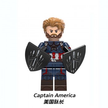Super Heroes Marvel Figures Captain American Ant-Man Spiderman Iron Man LEGOINGLYS Building Blocks Mini Bricks Children ToysYF30