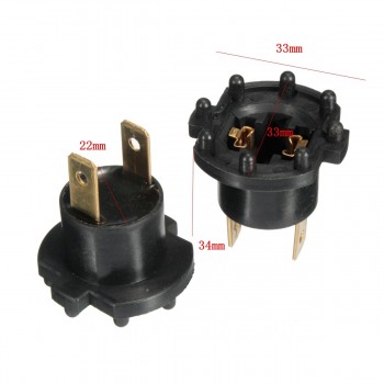 2PCS Headlight Socket Bulb Holder For Mazda 3 5 323 for Kawasaki for Aprilia B28V510A3