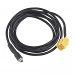 Car 3.5mm Female 6Pin Aux Cable Adapter for Alfa Romeo for Fiat Grande Punto 500
