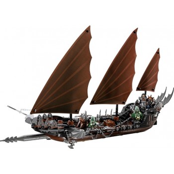 Legoing 79008 Genuine The lord of rings Series The Ghost Pirate Ship Set Building Block Brick Toys Qunlong