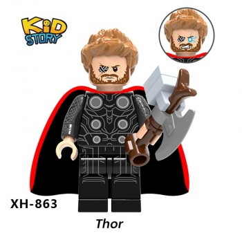 legoingLY Marvel Avengers Figures Super Heroes Building Blocks Captain American Iron Man mini model brick gifts kids toys YF30