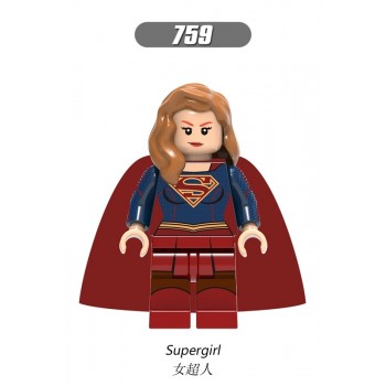 Single DC Super Hero Atom Rick Flag Legoings Supergirl Huntress Emiko Queen Justice League Figure Buidling Blocks Toys for Kids