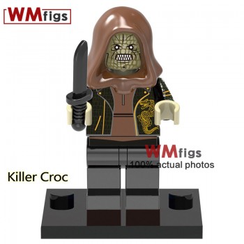 Single DC Super Hero Atom Rick Flag Legoings Supergirl Huntress Emiko Queen Justice League Figure Buidling Blocks Toys for Kids