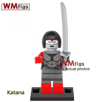 Single DC Super Hero Atom Rick Flag Legoings Supergirl Huntress Emiko Queen Justice League Figure Buidling Blocks Toys for Kids