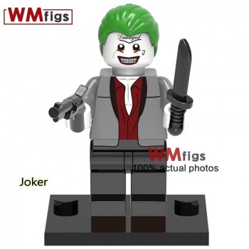 Single DC Super Hero Atom Rick Flag Legoings Supergirl Huntress Emiko Queen Justice League Figure Buidling Blocks Toys for Kids