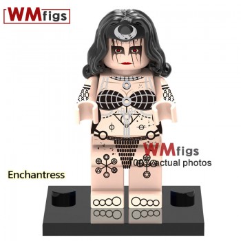 Single DC Super Hero Atom Rick Flag Legoings Supergirl Huntress Emiko Queen Justice League Figure Buidling Blocks Toys for Kids