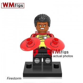 Single DC Super Hero Atom Rick Flag Legoings Supergirl Huntress Emiko Queen Justice League Figure Buidling Blocks Toys for Kids
