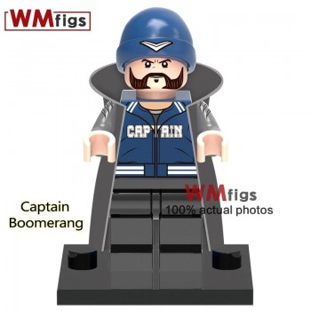 Single DC Super Hero Atom Rick Flag Legoings Supergirl Huntress Emiko Queen Justice League Figure Buidling Blocks Toys for Kids