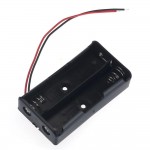 1pcs 18650 Power Battery Storage Case Box Holder Leads With 2 Slots