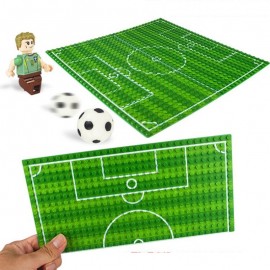32*16 Football Basketball Base Plate Compatible LegoINGlys Figures Court Baseplate DIY Building Blocks Bricks Toys For Children