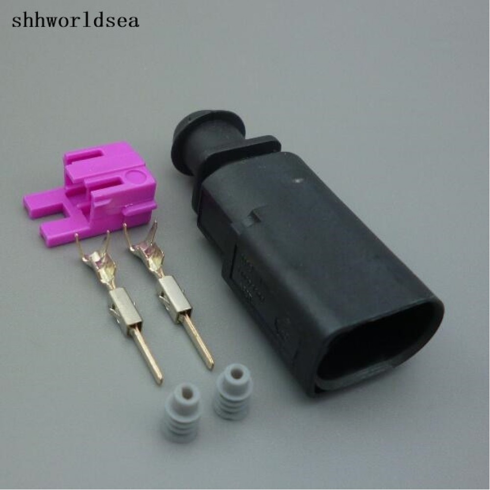 shhworldsea 2/5/30/100sets trunk plug connector 1J0973802 , for Audi ignition coil connector 1J0 973 802 for vw