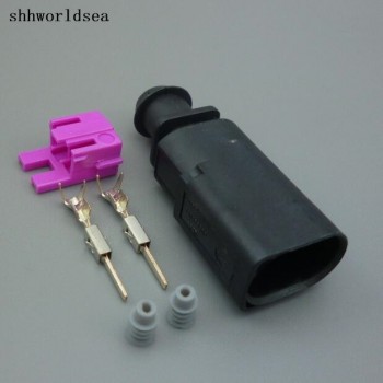 shhworldsea 2/5/30/100sets trunk plug connector 1J0973802 , for Audi ignition coil connector 1J0 973 802 for vw