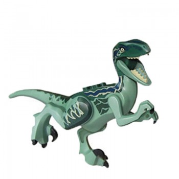 16 pcs Dinos Toy Buildable Legoings Dinosaur Building Blocks Figures with Movable Jaws Including T Rex Triceratops Velociraptor