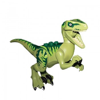 16 pcs Dinos Toy Buildable Legoings Dinosaur Building Blocks Figures with Movable Jaws Including T Rex Triceratops Velociraptor