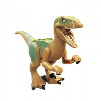 16 pcs Dinos Toy Buildable Legoings Dinosaur Building Blocks Figures with Movable Jaws Including T Rex Triceratops Velociraptor