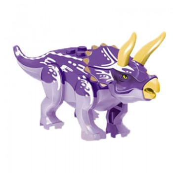 16 pcs Dinos Toy Buildable Legoings Dinosaur Building Blocks Figures with Movable Jaws Including T Rex Triceratops Velociraptor