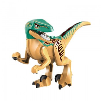 16 pcs Dinos Toy Buildable Legoings Dinosaur Building Blocks Figures with Movable Jaws Including T Rex Triceratops Velociraptor